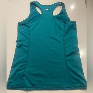 Lululemon lulu Teal Racerback Tank Top shirt